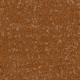 Fabric texture sample, warm brown with cream linear markings, dense granular pattern, slightly rough woven appearance, rustic aesthetic.